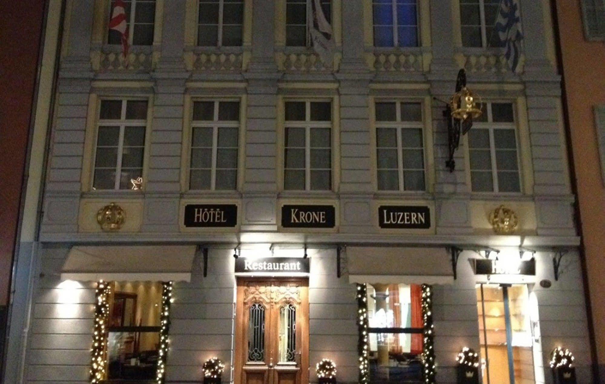 Altstadt Hotel Krone Luzern Exterior foto
